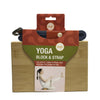 Bamboo Yoga Block & Strap Combo Jupiter Gear