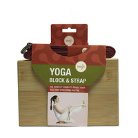 Bamboo Yoga Block & Strap Combo Jupiter Gear