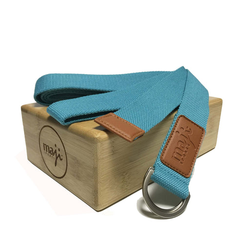 Bamboo Yoga Block & Strap Combo Jupiter Gear
