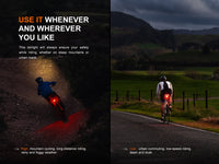 Fenix BC06R Smart-Brake Bicycle Taillight Fenix Store