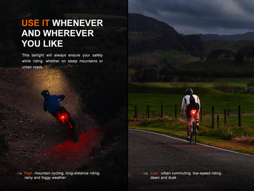 Fenix BC06R Smart-Brake Bicycle Taillight Fenix Store