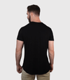 Bamboo Swift Curve-Hem Tee - Black Bamtech
