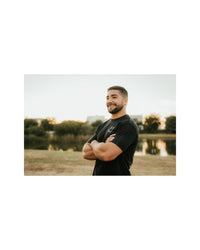 Lead By Light Tee (BOWN MEDIA x BLACKOUT) BLACKOUT BARBELL