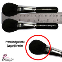 Mineral Powder Brush | Travel Sized, Vegan, Cruelty free Mommy Makeup