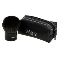 Kabuki Brush - Hand cut, Vegan, Cruelty-Free Mineral Makeup Brush Mommy Makeup