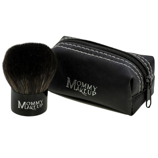 Kabuki Brush - Hand cut, Vegan, Cruelty-Free Mineral Makeup Brush Mommy Makeup