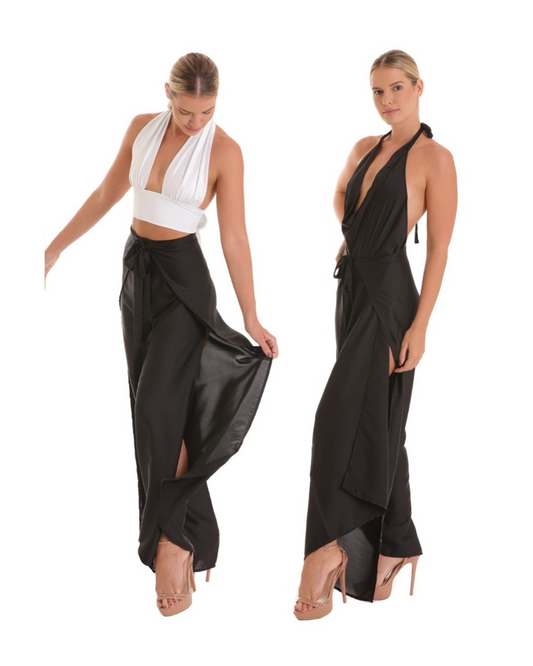 Baliawear Baliawear Pant to Jumpsuit - Viscose Satin
