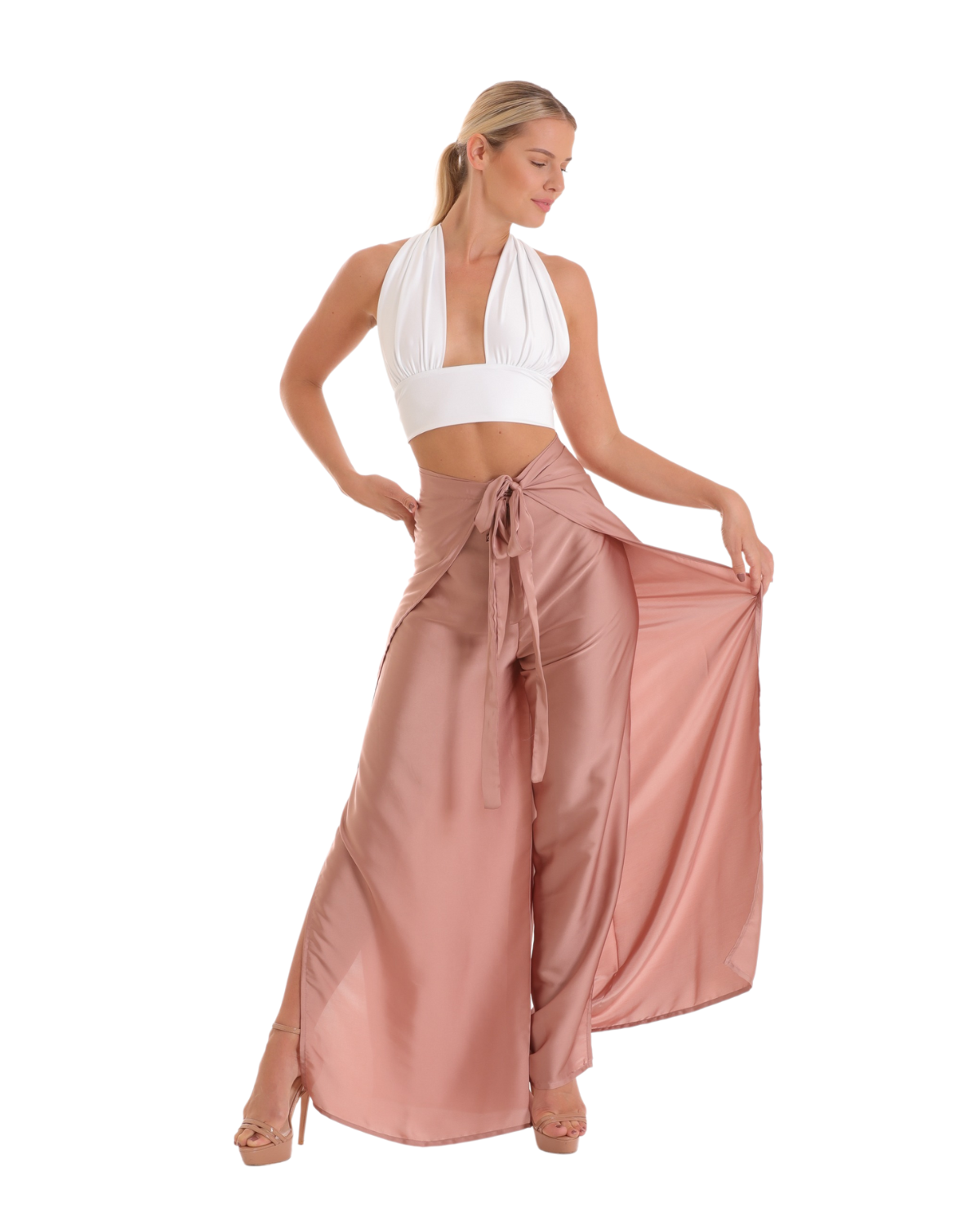 Baliawear Baliawear Pant to Jumpsuit - Satin