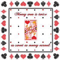 American Duke Apparel Company Bandana - Queen of Hearts