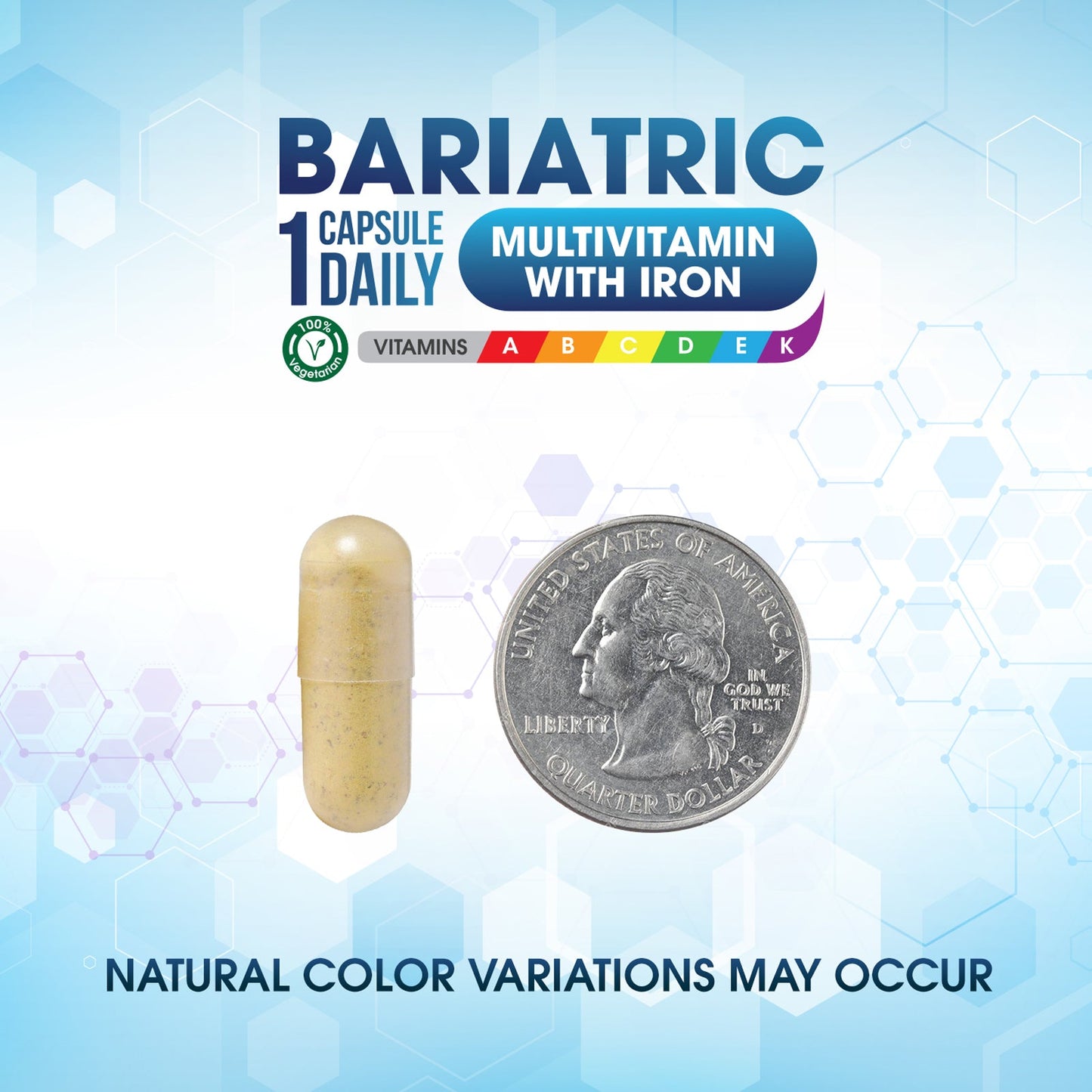 Shiny Leaf Bariatric Multivitamin with Iron and Calcium Citrate 600mg