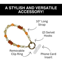 SaveTheGirls SaveTheGirls Clip & Go Beaded Wristlet Beaded Assortment