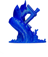 Transparent Sapphire Blue AF 1.75mm PCTG Filament Made in the USA!