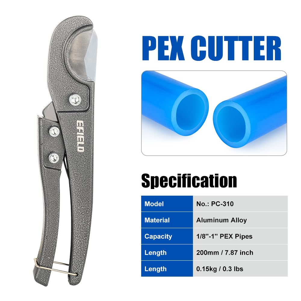 1" 100ft PEX-B Pipe (Blue & Cutter)