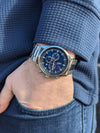 Blue Sport Chronograph The Beyond Boring Watch Company