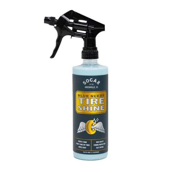 Blue Suede Tire Shine with Protect Shield Formula™ Socar Chemical