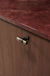 Brushed Bronze "Bond" T-Bar Dual Finish Knob and Pulls Euro • Knobs