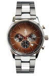 Brown Retro Chronograph The Beyond Boring Watch Company