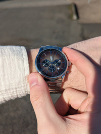 Brown Retro Chronograph The Beyond Boring Watch Company