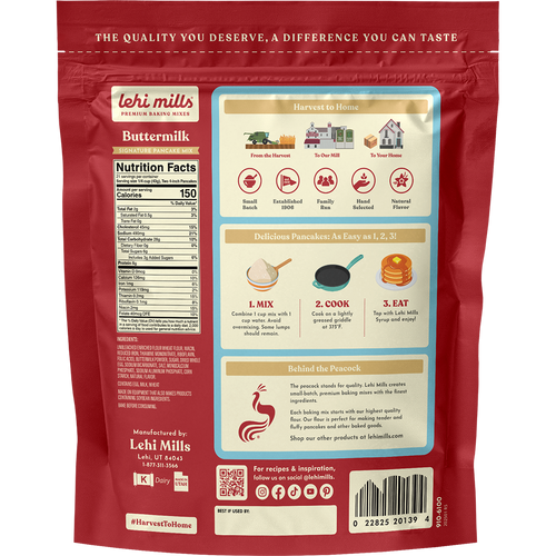 Buttermilk Pancake Mix Lehi Mills
