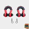 3/4” Forged Steel D-shackle set (8T) (LIFE TIME WARRANTY*) MOJAB OFFROAD