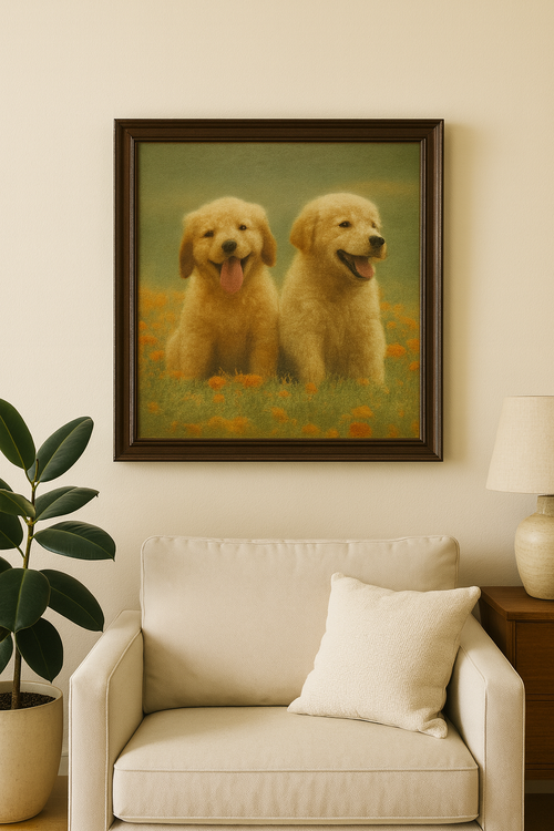 EzBuyCo Custom Dog Portraits – 5 Unique Images Delivered in 24 Hours