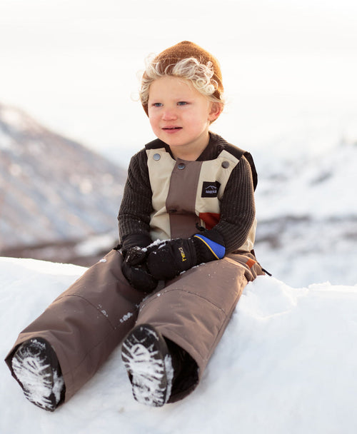 Waterproof Snow bib for youth and toddler Keep the Littles Wild