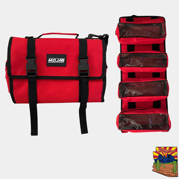 Medium Canvas Tool organizer bag with removeable pouches MOJAB OFFROAD