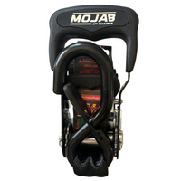 1.6" x 15' Ratchet Tie-Down Set  (Pack of 4) , Closed Hook (Lifetime Warranty) MOJAB OFFROAD