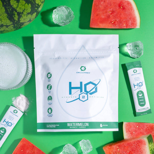 H2O ELECTROLYTES™ - Watermelon | Zero Sugar Electrolyte Powder Cellutrex