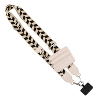 SaveTheGirls SaveTheGirls Clip & Go Strap w/Zippered Pouch Chevron