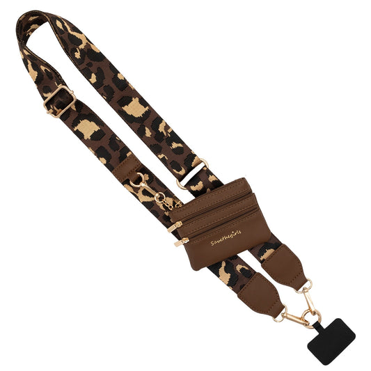 SaveTheGirls SaveTheGirls Clip & Go Strap with Pouch - Leopard Collection