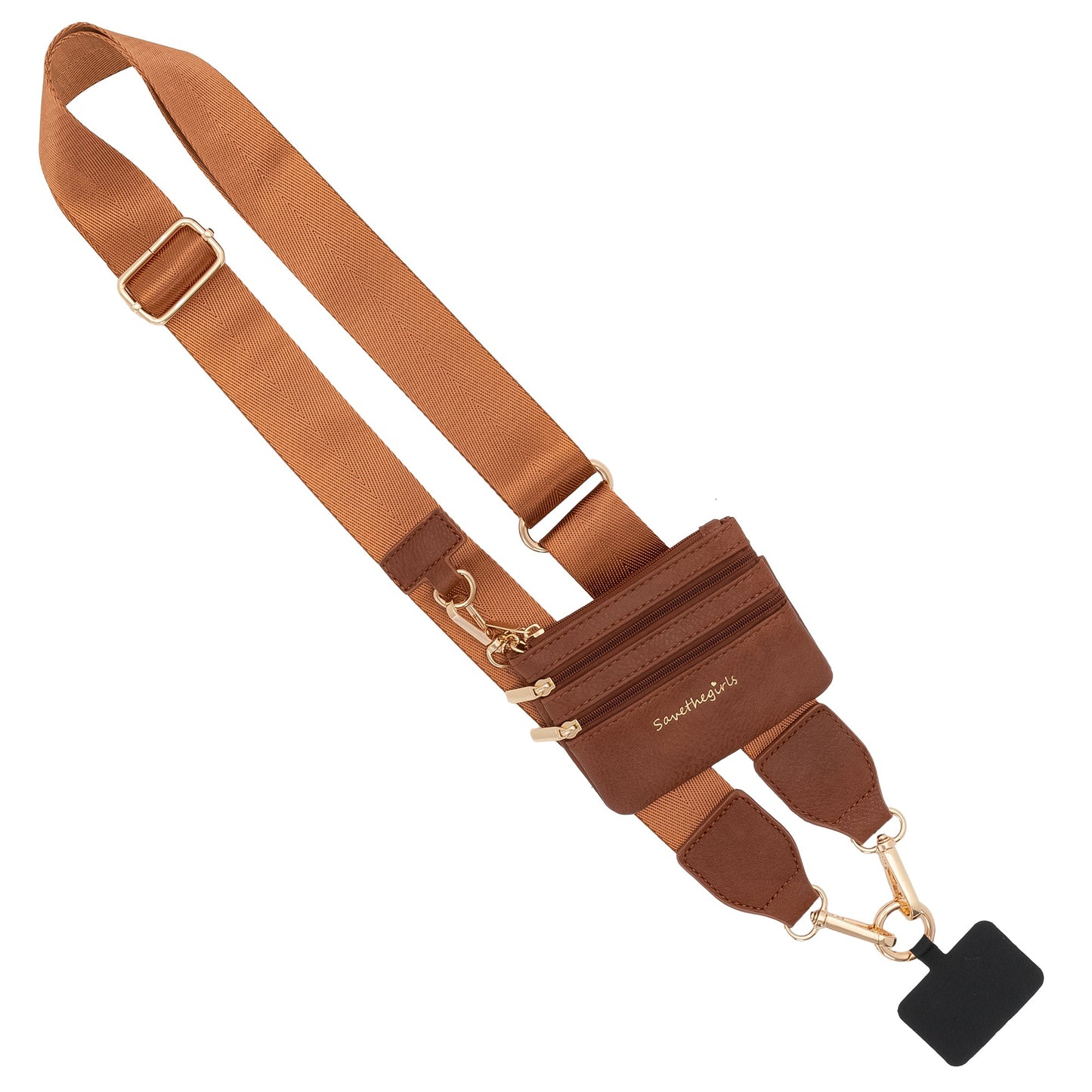 SaveTheGirls SaveTheGirls Clip & Go Strap with Pouch - Neutral Collection