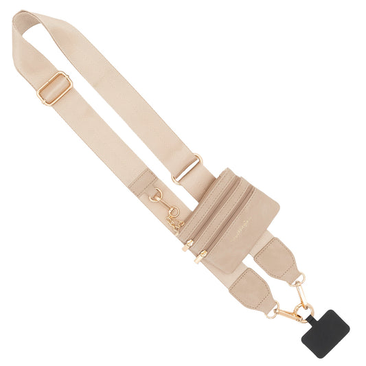 SaveTheGirls SaveTheGirls Clip & Go Strap with Pouch - Neutral Collection