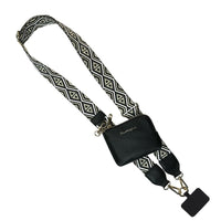 SaveTheGirls SaveTheGirls Clip & Go Strap w/RFID Pouch Diamond Pattern