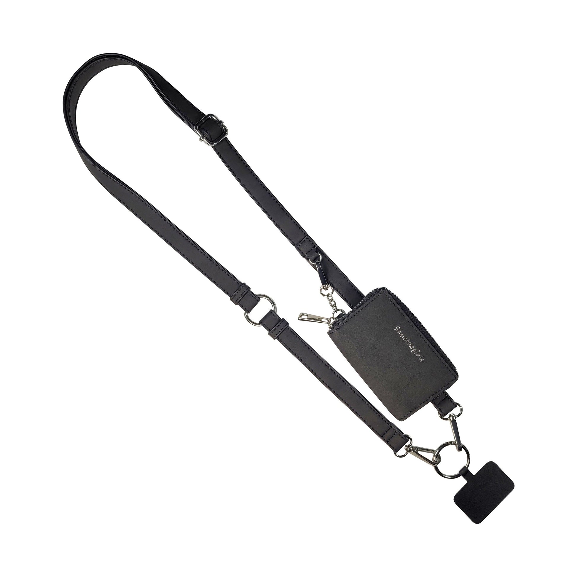 SaveTheGirls SaveTheGirls Clip & Go Strap w/Pouch Brushed Vegan Leather