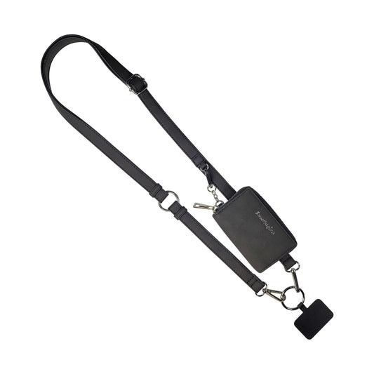 SaveTheGirls SaveTheGirls Clip & Go Strap w/Pouch Brushed Vegan Leather