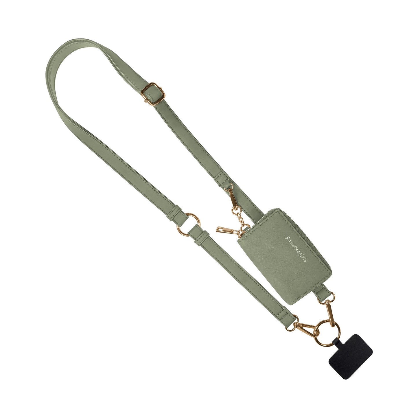 SaveTheGirls SaveTheGirls Clip & Go Strap w/Pouch Brushed Vegan Leather