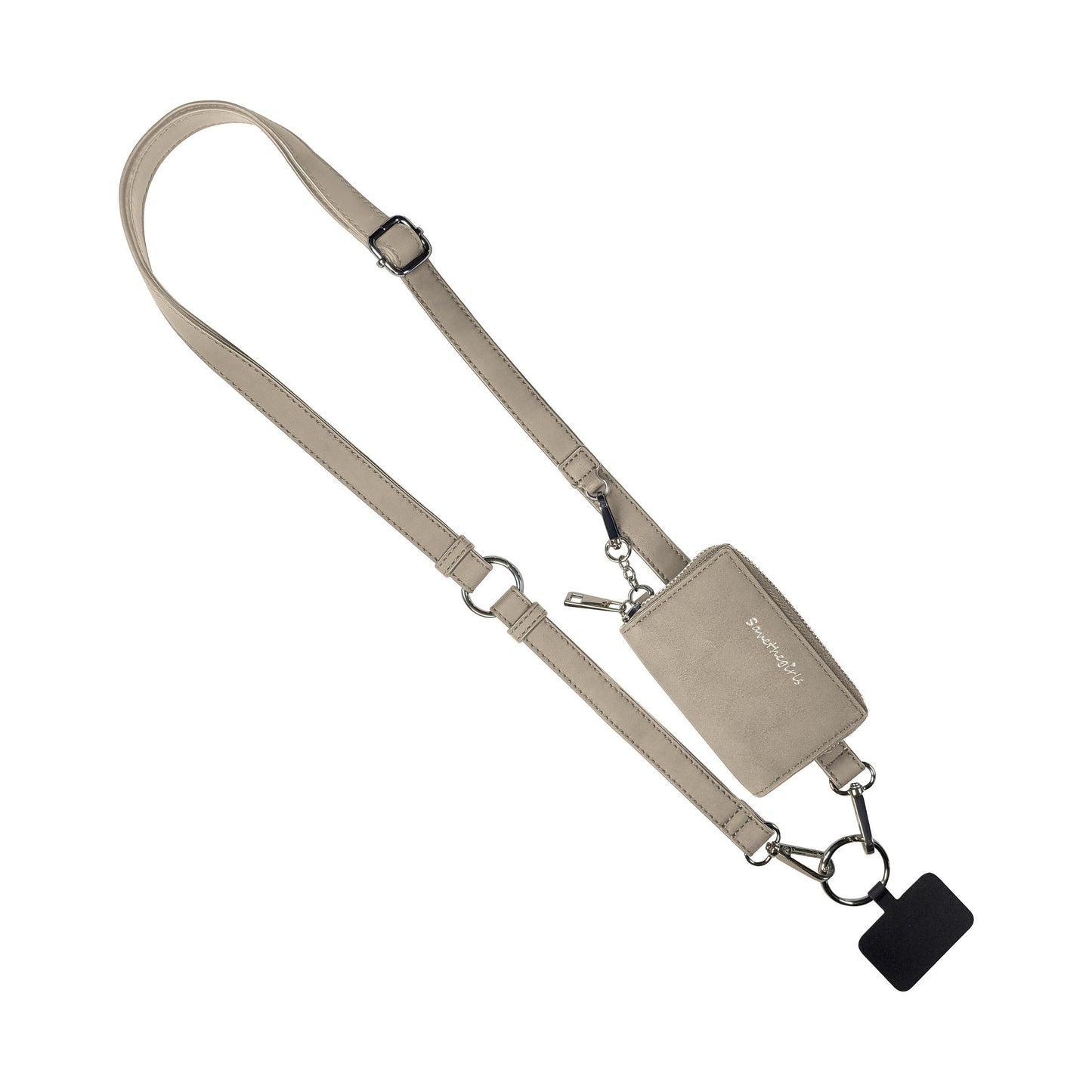 SaveTheGirls SaveTheGirls Clip & Go Strap w/Pouch Brushed Vegan Leather
