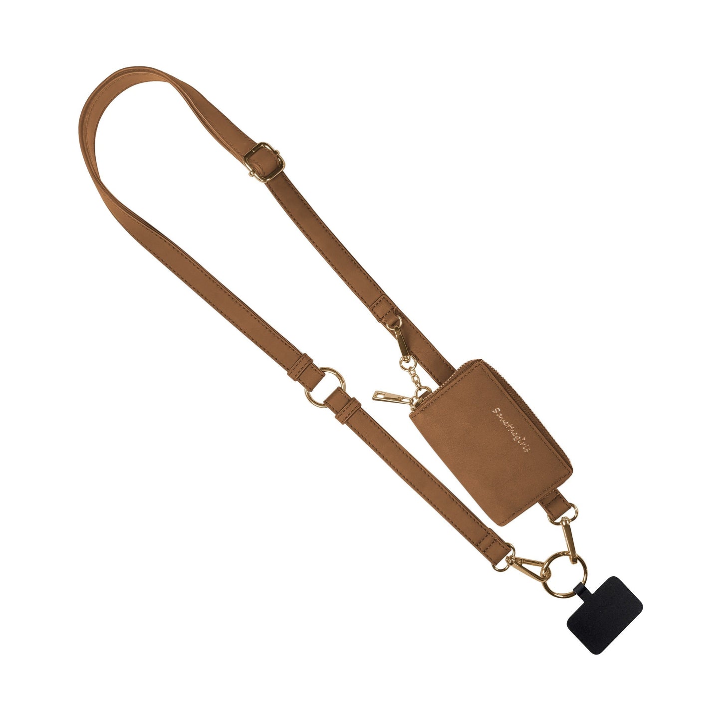SaveTheGirls SaveTheGirls Clip & Go Strap w/Pouch Brushed Vegan Leather