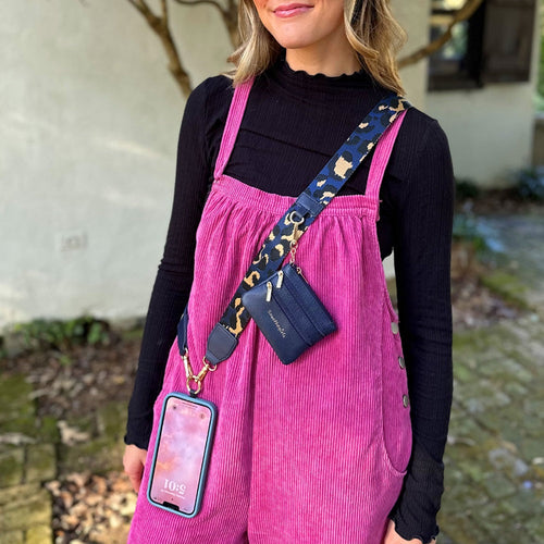 SaveTheGirls SaveTheGirls Clip & Go Strap with Pouch - Leopard Collection