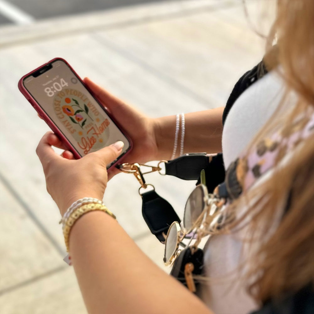 SaveTheGirls SaveTheGirls Clip & Go Strap with Pouch - Leopard Collection