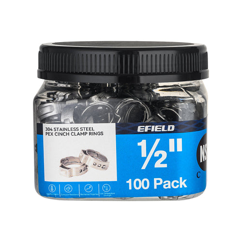 PEX Clamp Rings 1/2" (100) in Bottle Plumbingsell