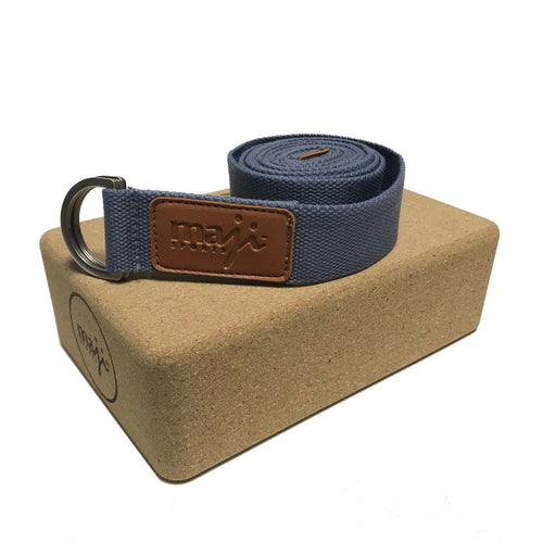 Cork Yoga Block & Strap Combo Jupiter Gear