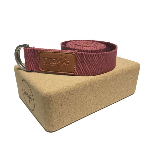 Cork Yoga Block & Strap Combo Jupiter Gear