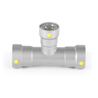 1" x 1" x 3/4" Carbon Press Tee