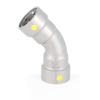 2" Carbon Press 45° Elbow