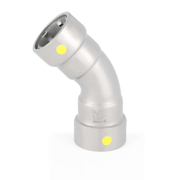 2" Carbon Press 45° Elbow