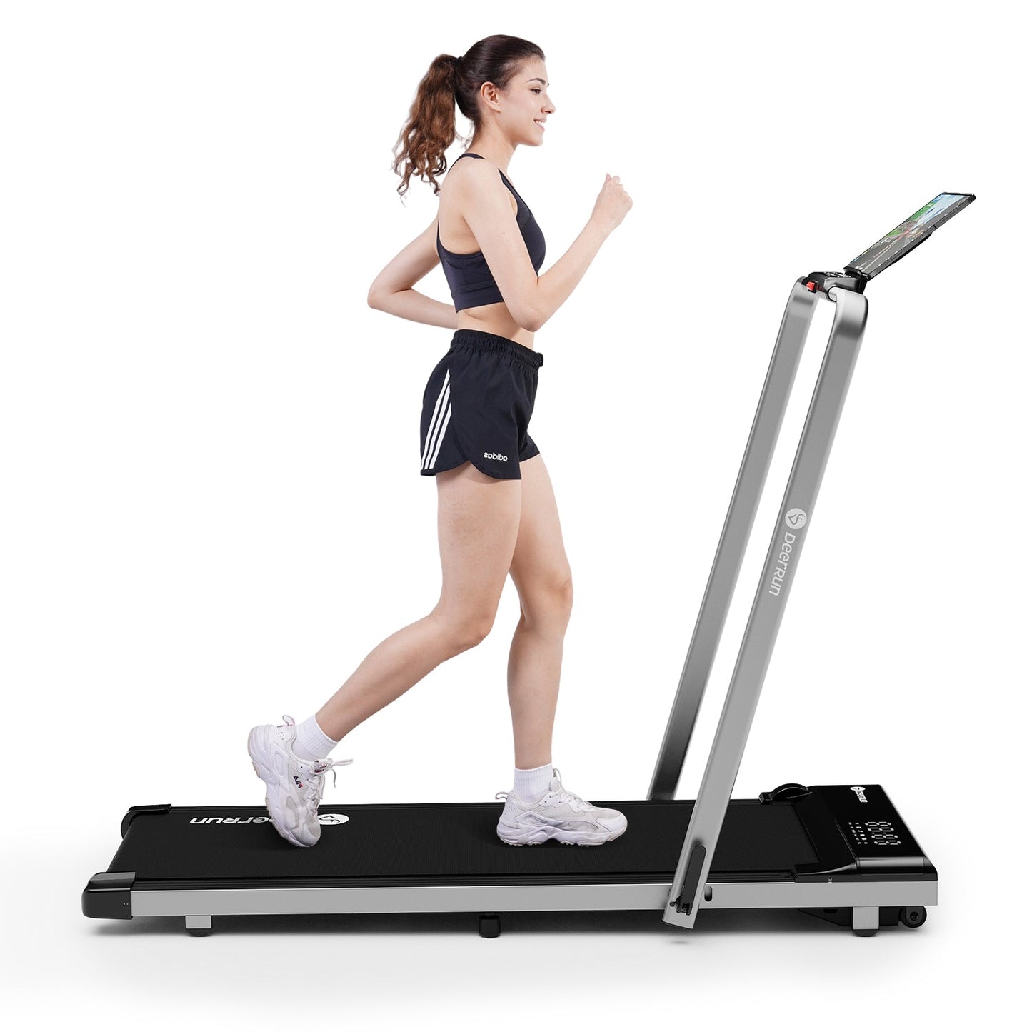 DeerRun® DeerRun A5 Pro Smart 2 in 1 Folding Treadmill Silver