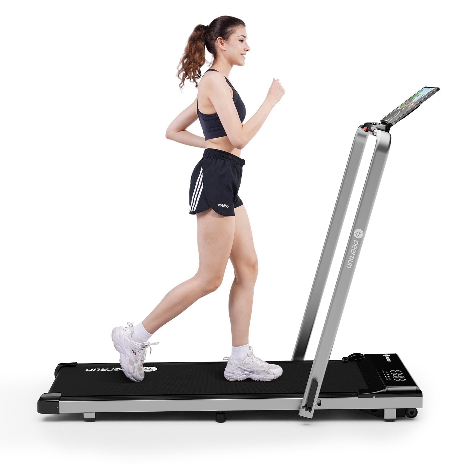 DeerRun® DeerRun A5 Pro Smart 2 in 1 Folding Treadmill Silver