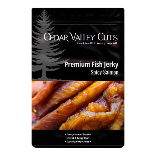 Spicy Salmon Premium Fish Jerky